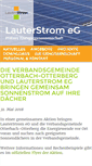 Mobile Screenshot of lauterstrom.net